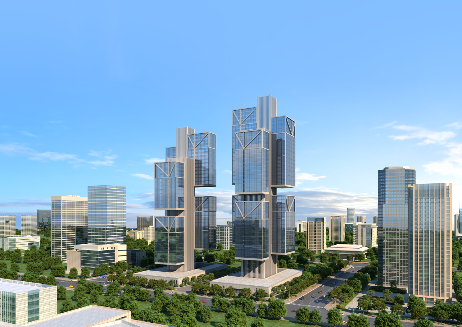A city with tall buildings AI-generated content may be incorrect.