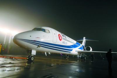ARJ21要经过18个月运行期并得到审定后，才能向用户进行交付。 CFP图片