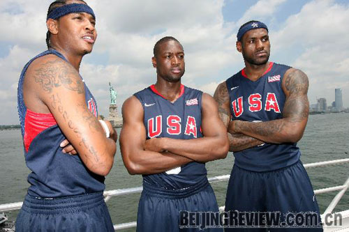 篮球--美国国家男篮发布奥运队服