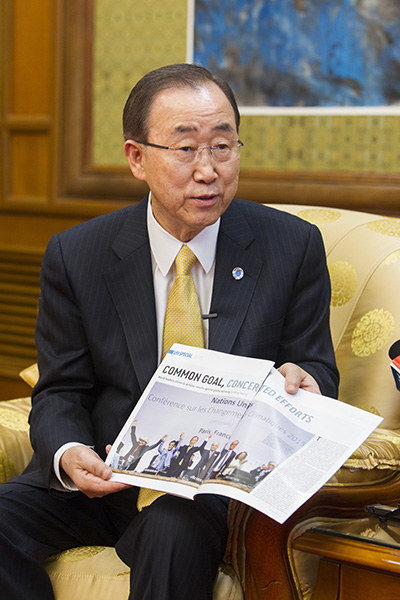 专访潘基文:联合国如何看待当前国际重大问题