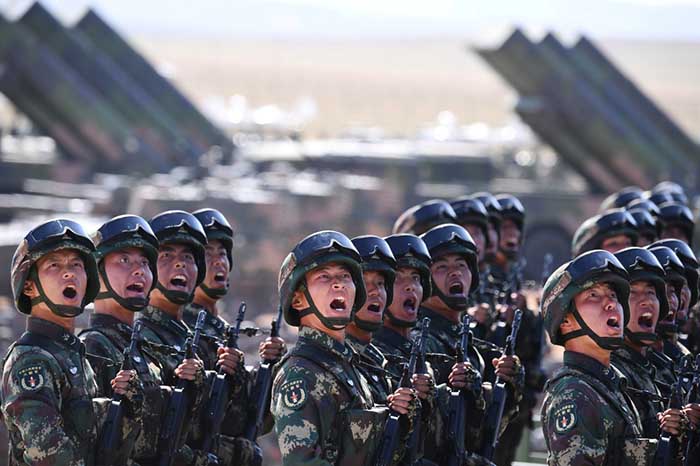 庆祝中国人民解放军建军90周年阅兵(组图)