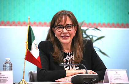 Yeidckol Polevnsky, presidenta del Grupo de Amistad México-China.jpg